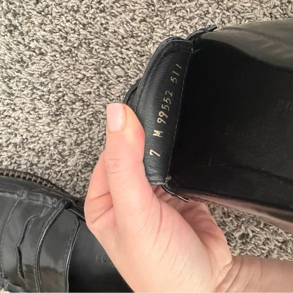 Freda Salvador Elba Penny Loafers in Classic Black Spazzolato size 7 - Picture 4 of 9